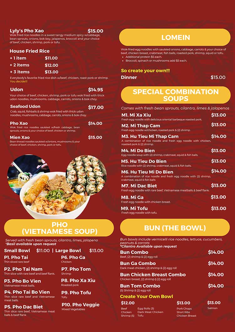 Hu-Dat Restaurant Menu